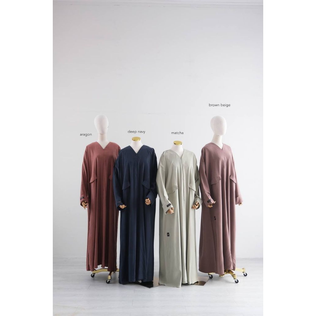 Foldress 02 by Sidra | Sidra | Sidra.co | STNF Matterial | Abaya Hitam