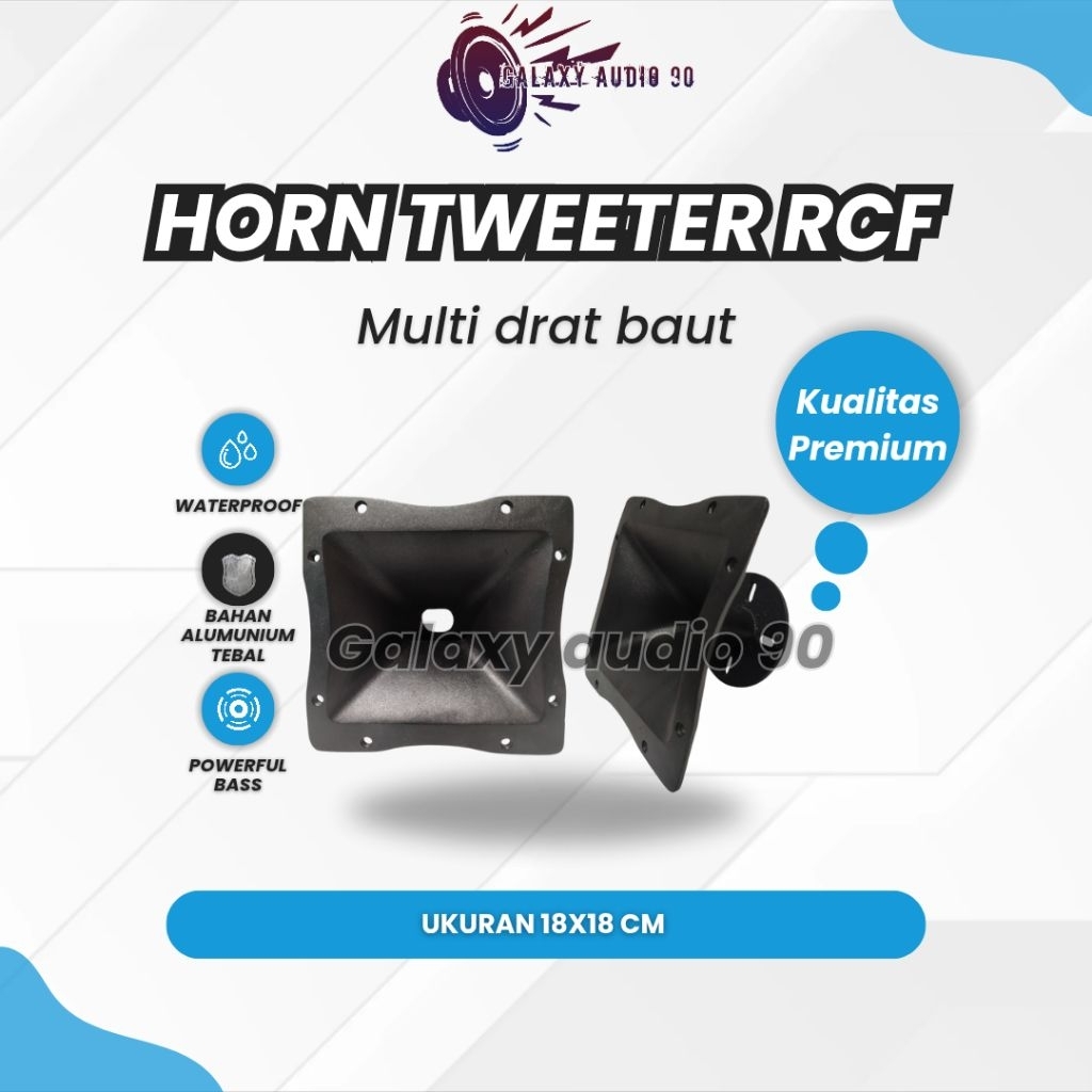 HORN TWEETER/CORONG TWEETER 18×18CM LINE ARRAY RCF aluminium cor