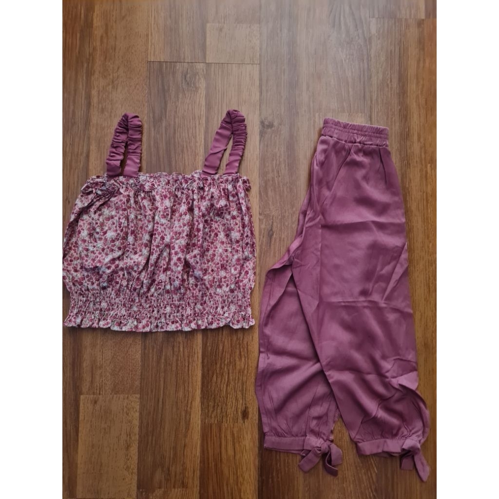 One set anak | crop top | Preloved
