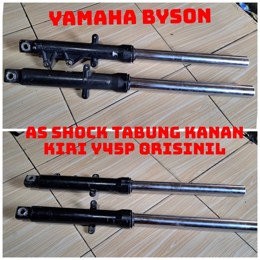 as shock tabung kanan kiri yamaha byson original 2nd copotan