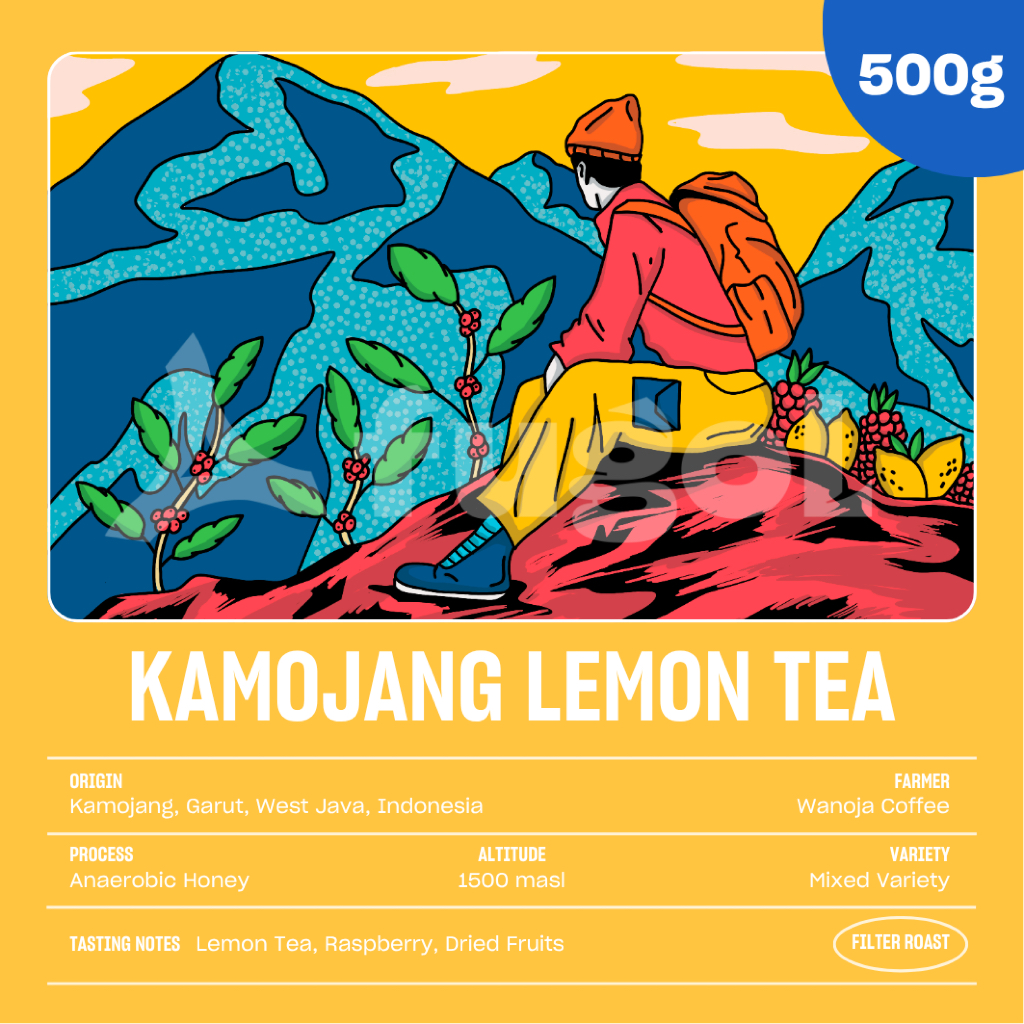 

Kopi Arabika KAMOJANG LEMON TEA (500 gr) Single Origin Specialty Coffee Beans