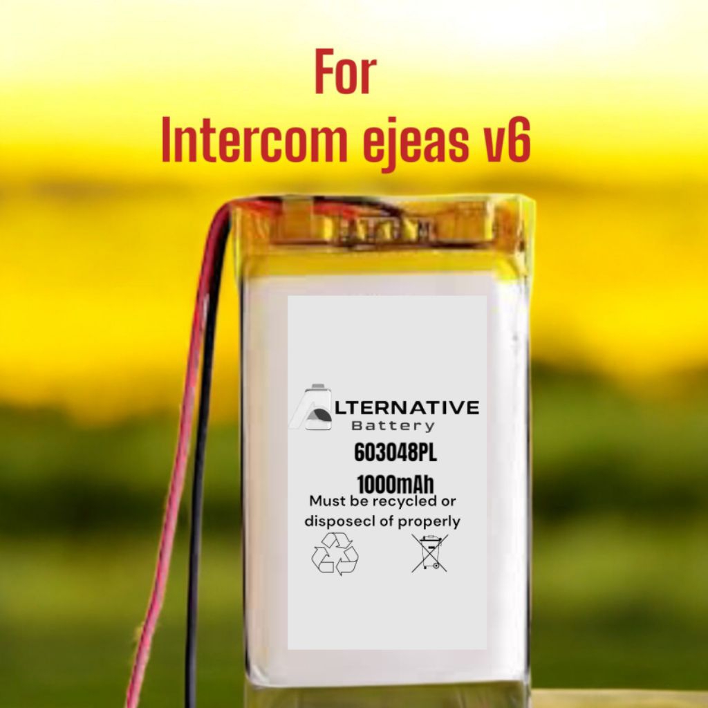 Batre 603048PL For Intercom ejeas v6 Batrai inter com 603048 PL Baterai 1000mAh Baterry Bluetooth He