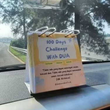 

Kalender Meja Doa 100 Days Challenge With Dua