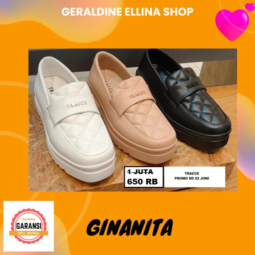 Sepatu Tracce wanita original 100% SALE GINANITA