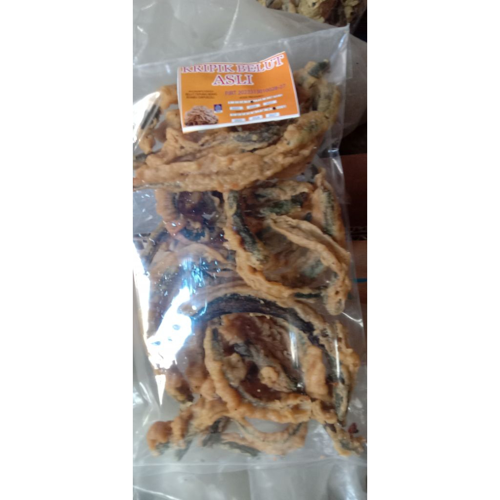 

kripik belut renyah dan empuk (BERAT 250gr)