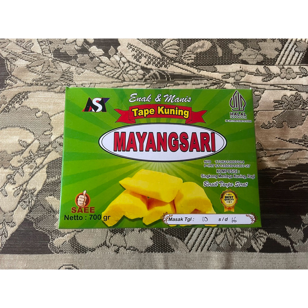 

Tape Mayangsari asli khas mayang(Jember)
