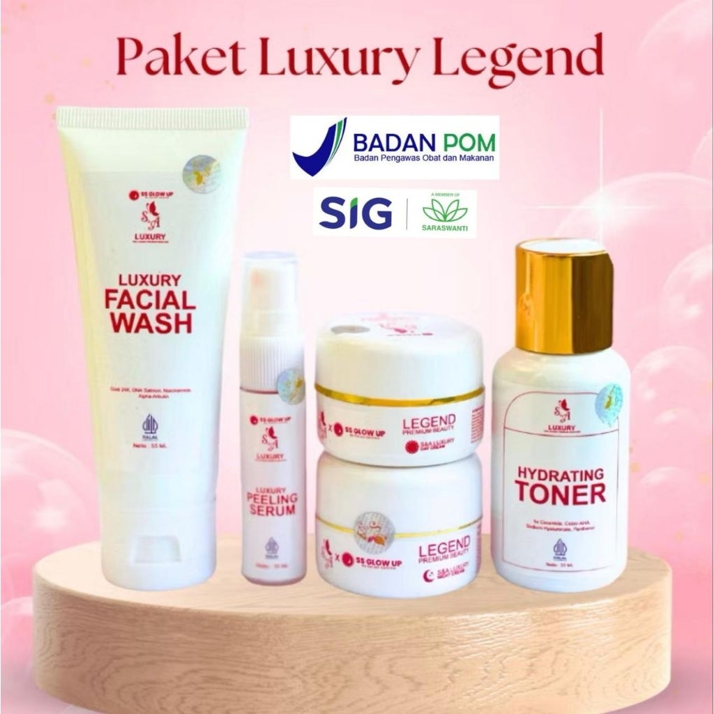 Paket Legend Luxury Premium BPOM Klinik (Forte) by SS Glow Up Feat S&A