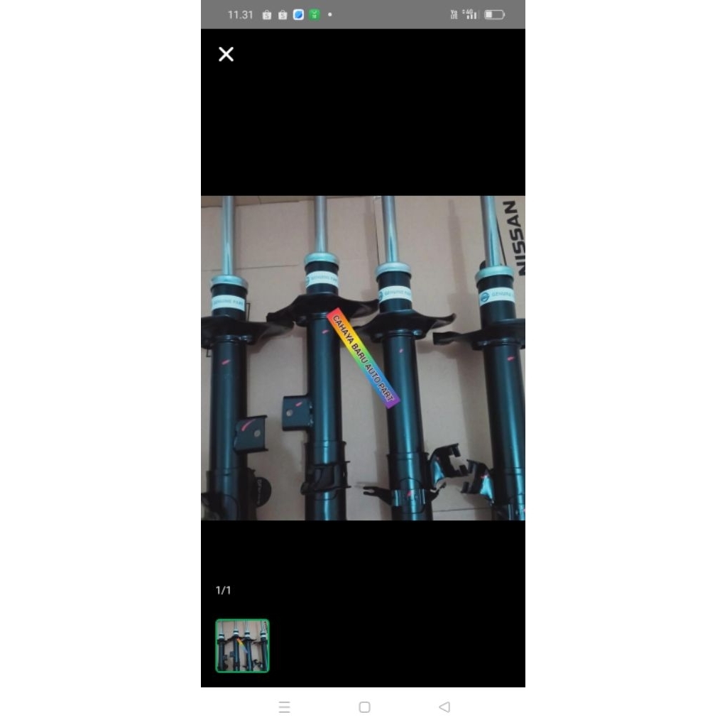 shockbreaker Xtrail T30depanbelakang