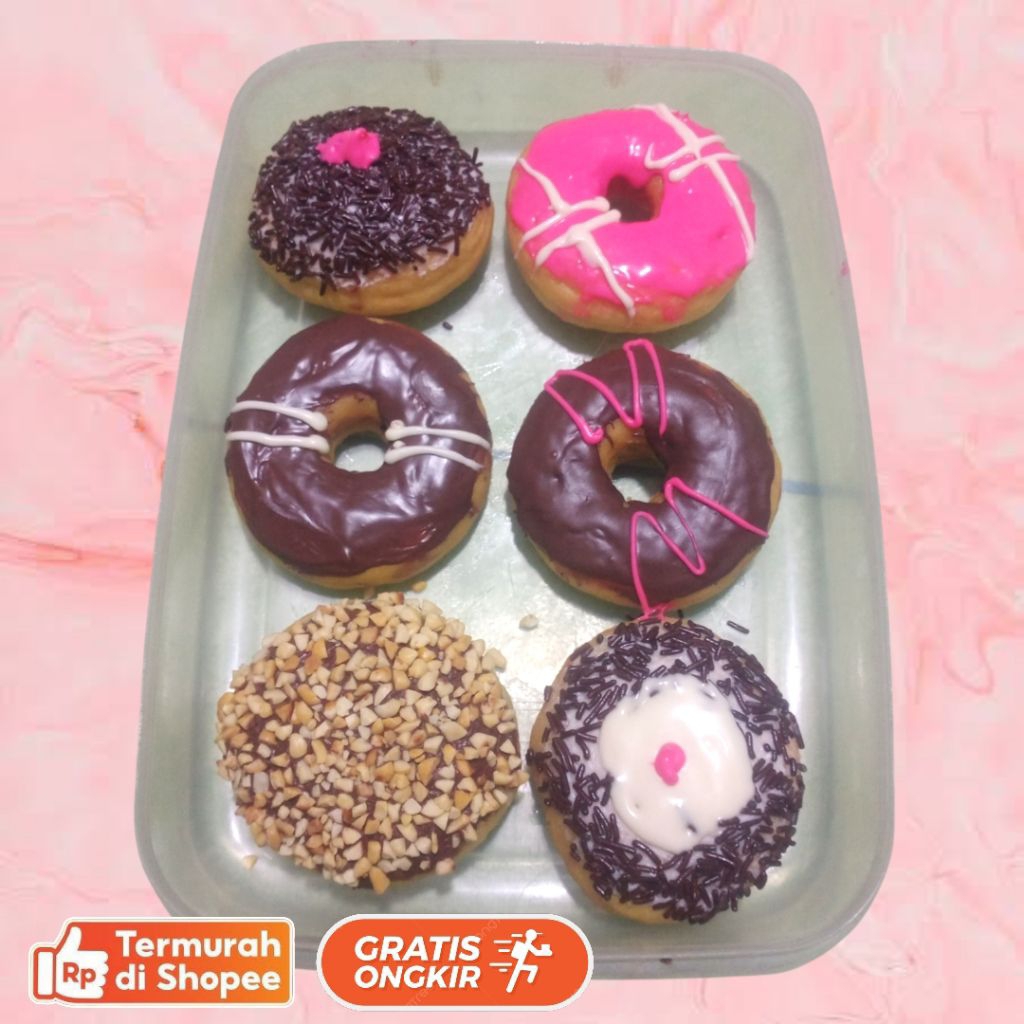 

Donat medium isi 6pcs perbox - v1