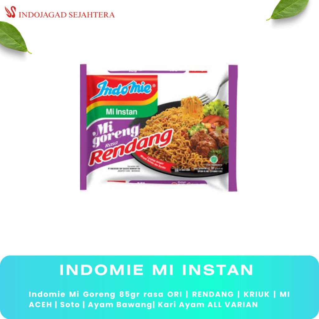 

Indomie Mi Goreng 85gr rasa | RENDANG
