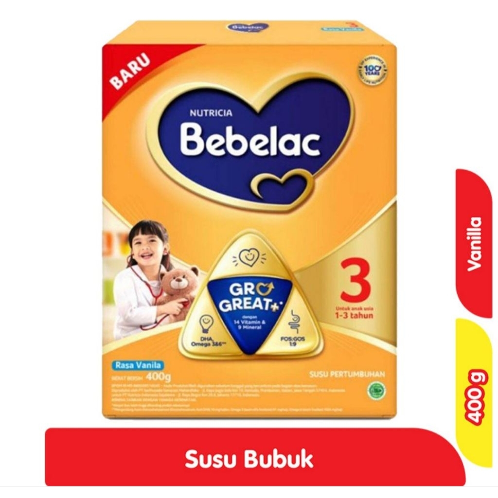 

Bebelac 3 GroGreat+ Vanila 400G