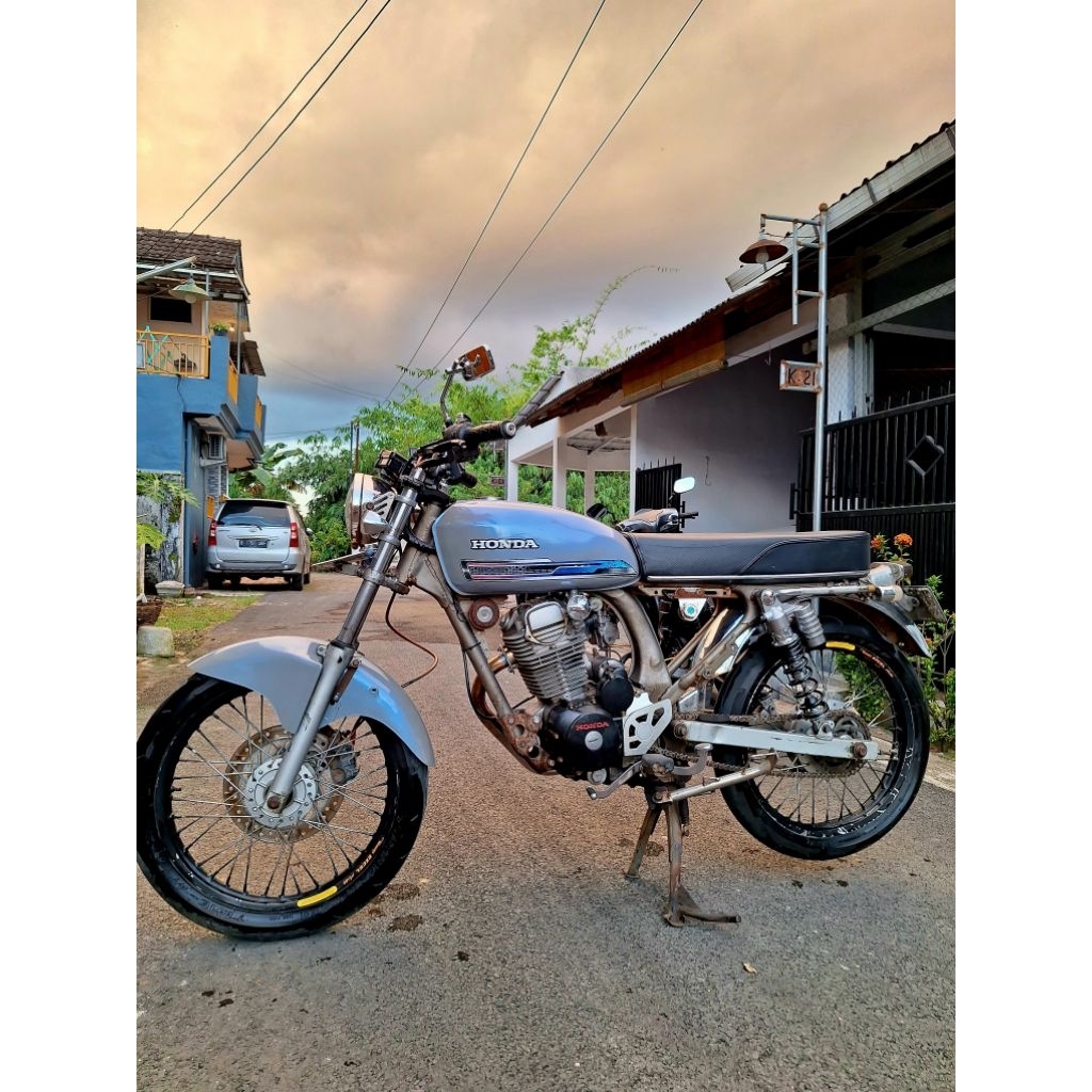 Rangka CB Tatanan Begel Panjang Set Mesin Dan Surat Spek Up Sesuai Foto