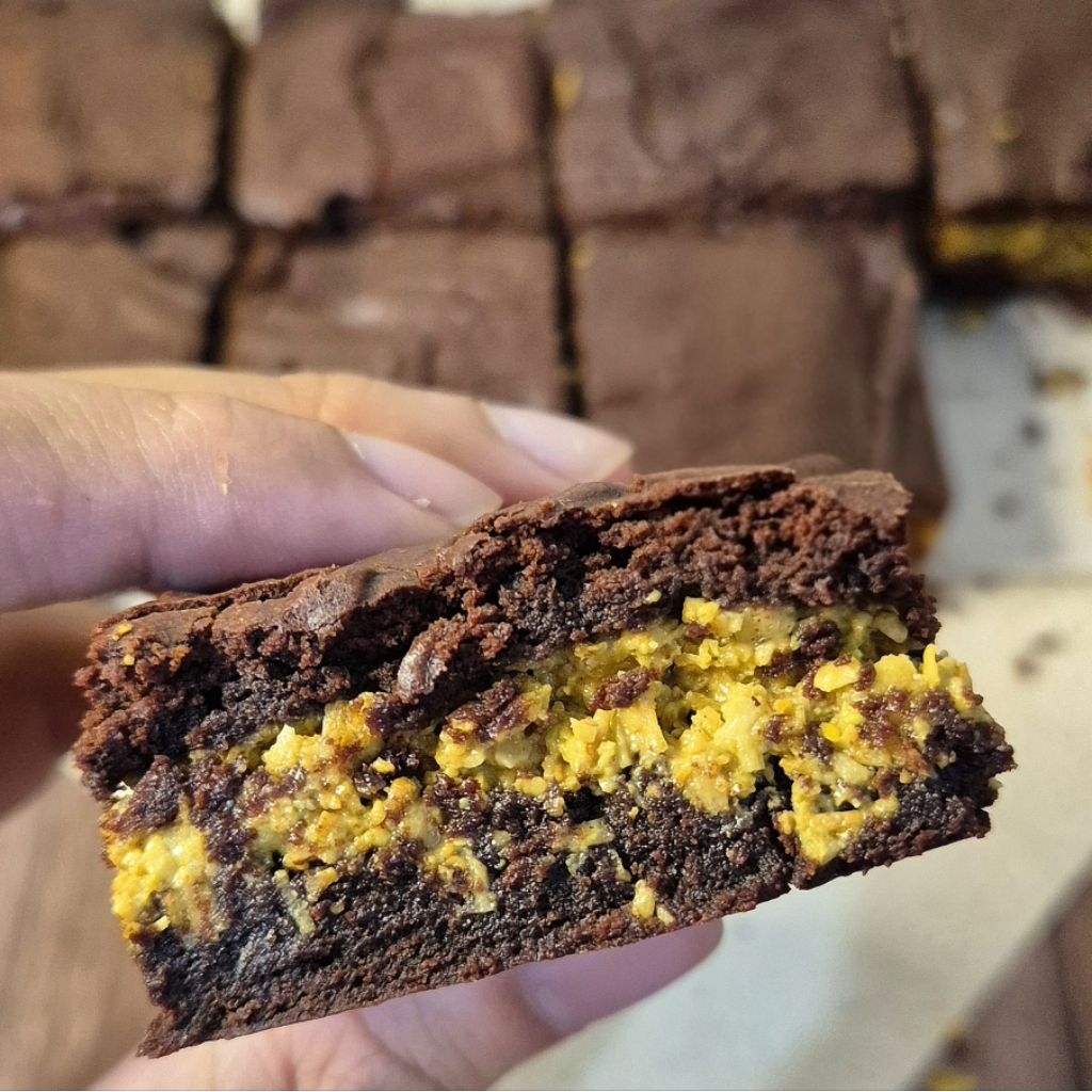 

Pistachio Kunafa Brownie | D'Cakelicious_dps