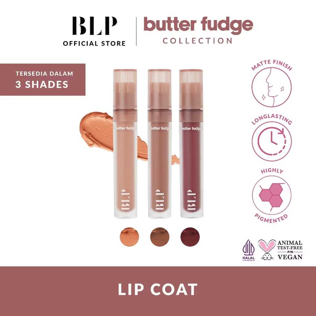 BLP  Lip Coat 5gr  Lip Cream  Butter Fudge Collection