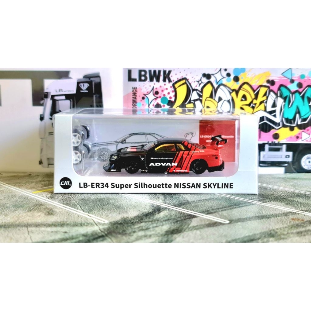 CM Model Nissan Skyline LB ER34 livery ADVAN