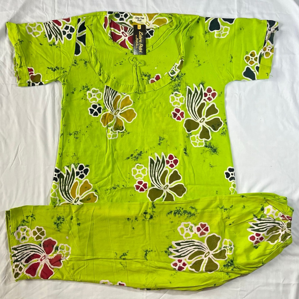 SETELAN  DEWASA LD 110-116 | Pakaian sanan dewasa remaja| cap pincuran mas| ONE SET RAMPEL BATIK | S