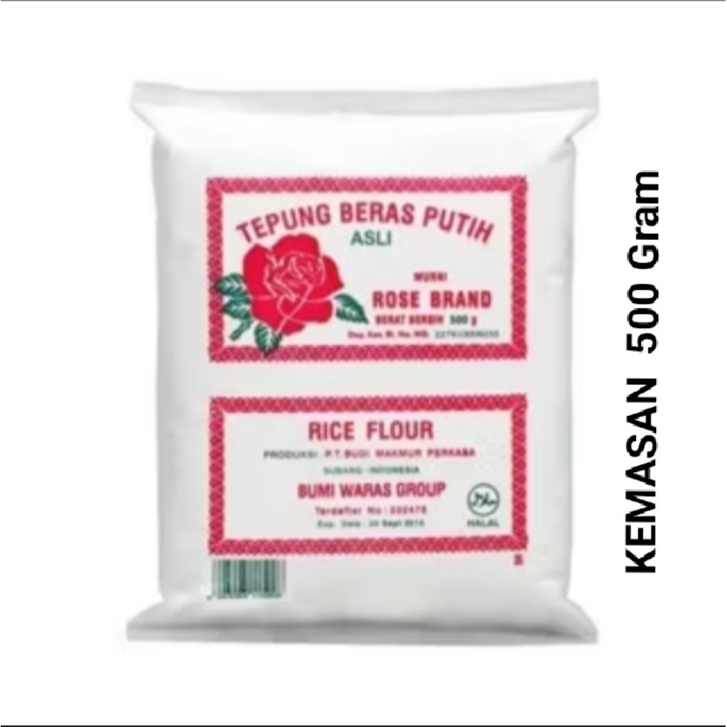 

Tepung Beras Rose Brand 500 Gram - Tepung Putih
