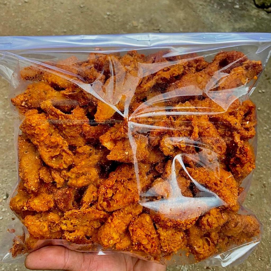 

kulit ayam crispy pedas 1kg