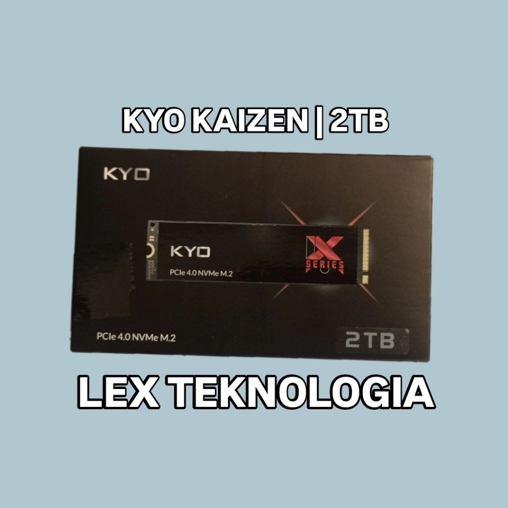 KYO SSD NVMe X50 2TB 5500 MB/s PCIe 4.0 M.2 3D NAND TLC untuk Laptop Server Desktop PS5
