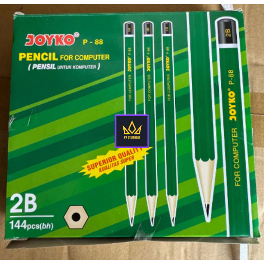 

(1 GROSS / 12 LUSIN) Pencil Pensil Joyko P-88 2B