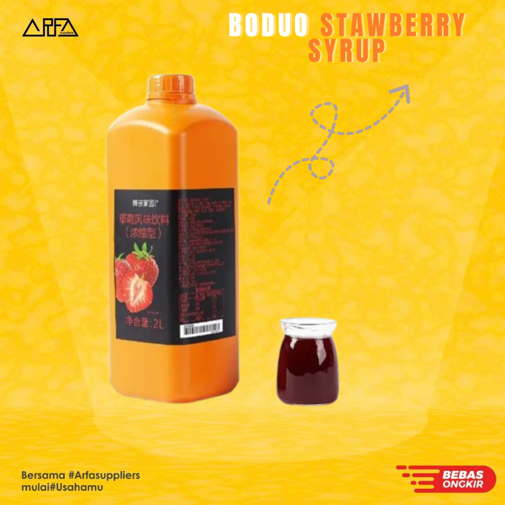 

Boduo Strawberry Syrup 3 liter
