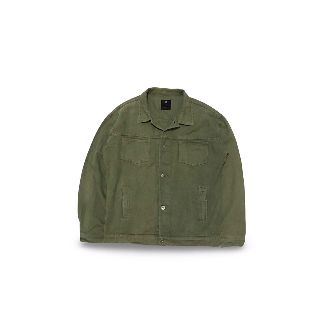 Jacket Denim Trucker army second