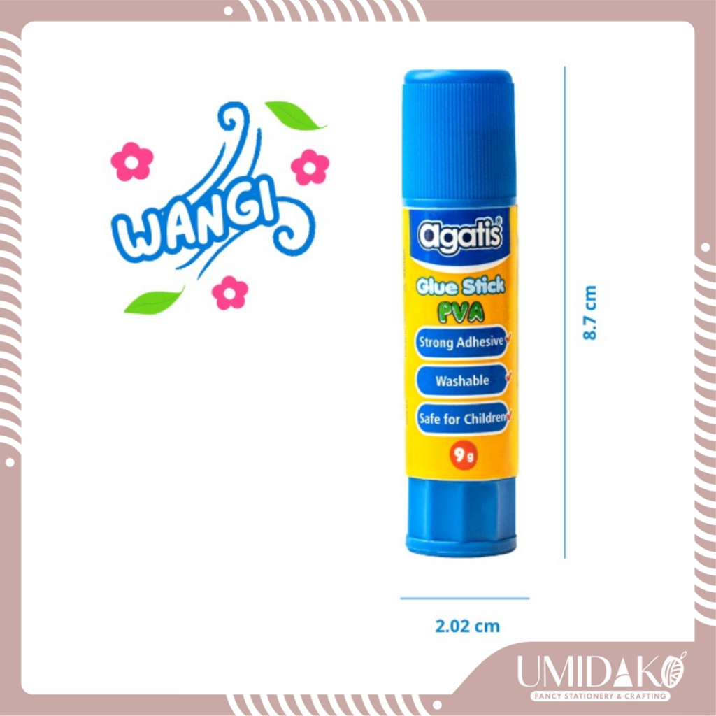 

[UMIDAKO] LEM STICK | LEM STIK | LEM KERTAS STIK | GLUE STICK | LEM KERTAS ECO STICK AGATIS 9 GR