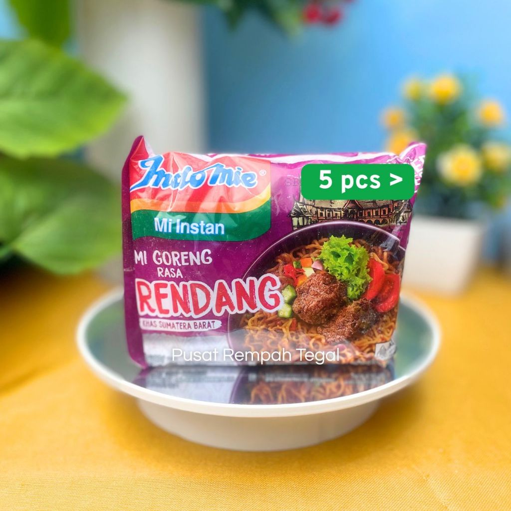 

ISI 5 BUNGKUS | Indomie Goreng Rendang Khas Sumatera Barat 91gr
