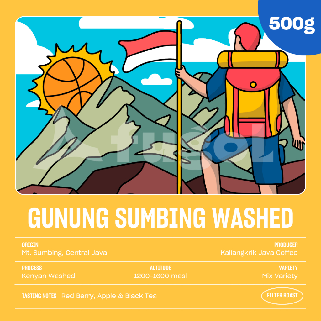 

Kopi Arabika GUNUNG SUMBING KENYAN WASHED (500 gram) Single Origin