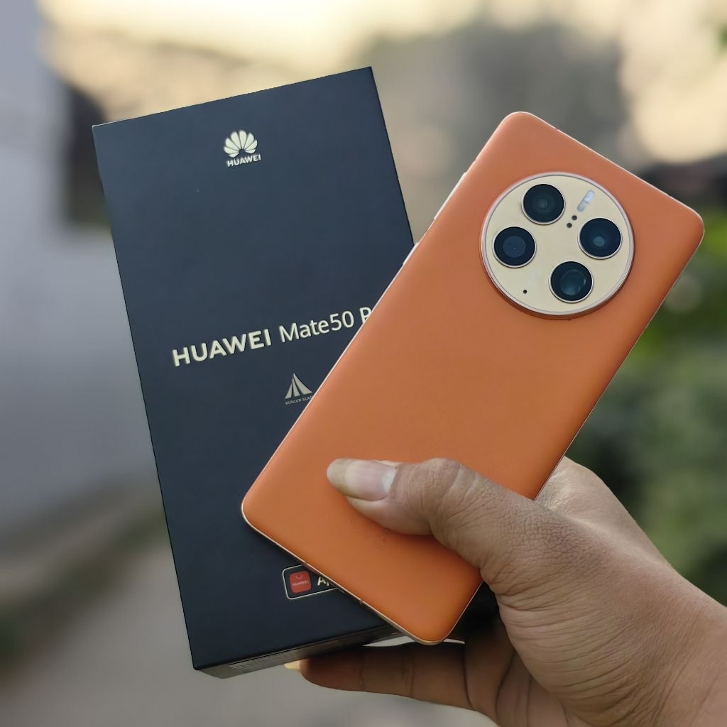 HUAWEI MATE 50 PRO 8/512GB - FULLSET HARMONY OS & GMS 98% MULUS