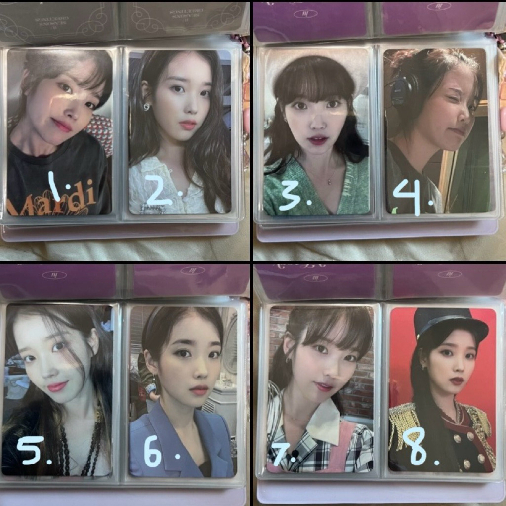 IU Official PC photocard 25k only