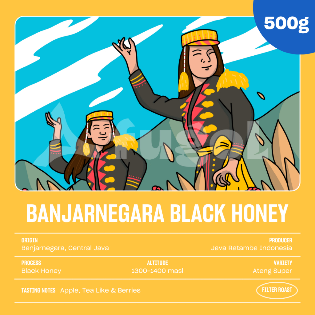 

Biji Kopi Arabika Banjarnegara Black Honey (500 gram) Single Origin Specialty Coffee Beans