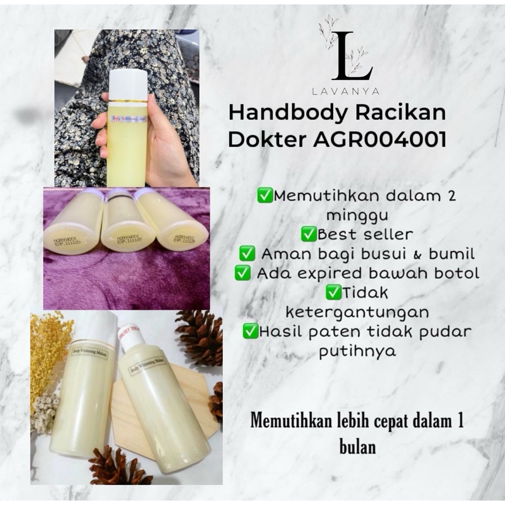 Handbody High Dosting AGR0041 Pemutih Badan