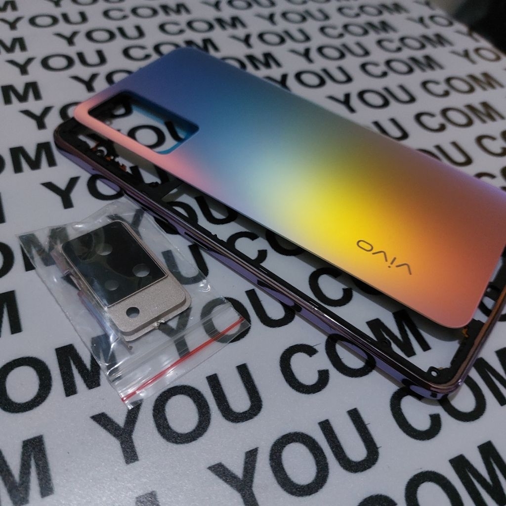 VIVO V21 5G HOUSING CASING BACKDOOR plus BAZEL MIDLE TULANG TENGAH TUTUP MESIN COVER CASE BATERAI v2