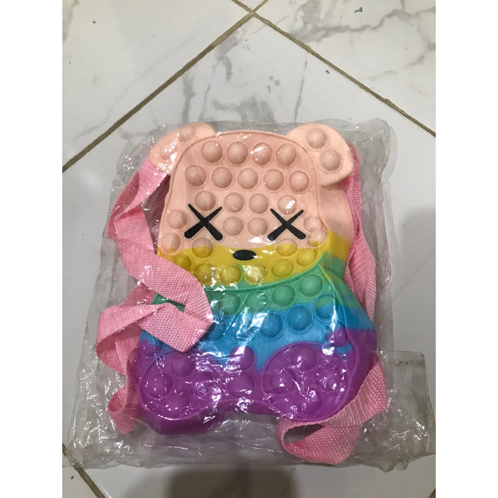 Tas lucu Pop it Ransel anak perempuan
