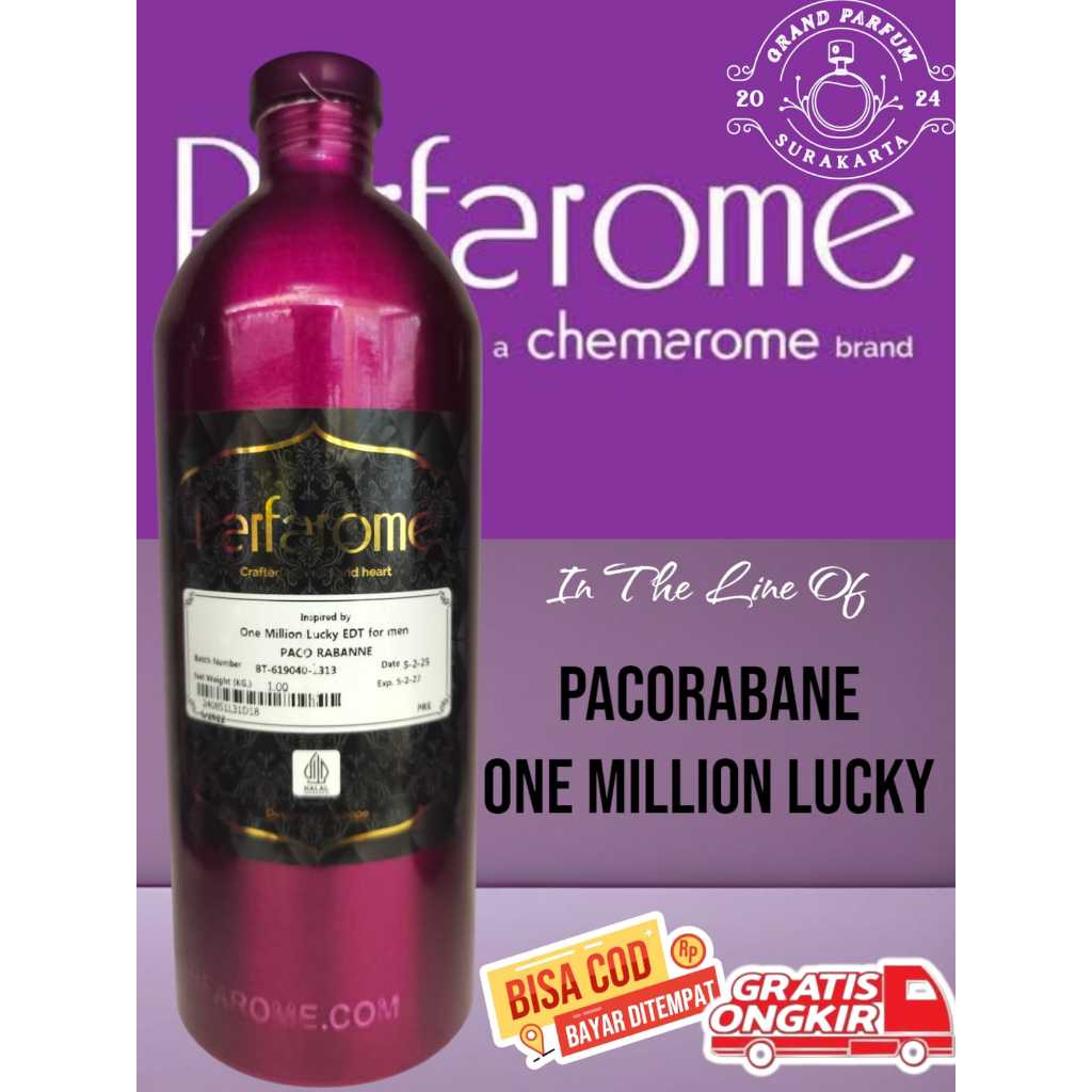 ONE MILLION LUCKY [ PREMIUM ] BY PARFAROME KEMASAN SEGEL KALENG 1KG ( ORIGINAL )