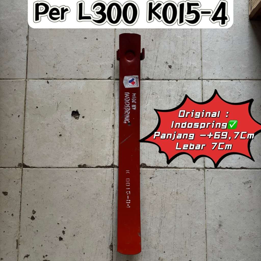 per l300 nomor 4 k15-04 merk indospring / per daun belakang L300 nomer 4 merk Indospring / leaf spri