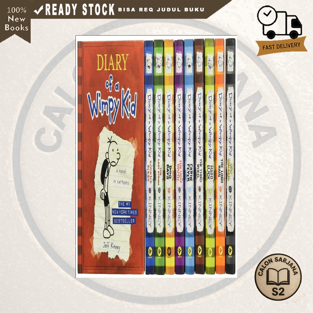 Diary of a Wimpy Kid Box of Books 1–10 Hardcover Gift Set
