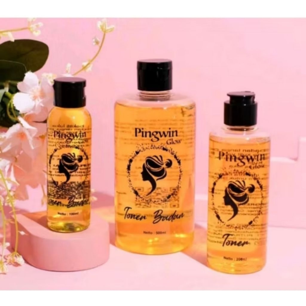 Toner Pinguin Glow|Toner Badan|TONER PINGUIN ORIGINAL