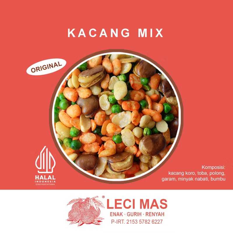 

Kacang Koro Mix Polong 500gr - 1kg Gurih Renyah Mantap