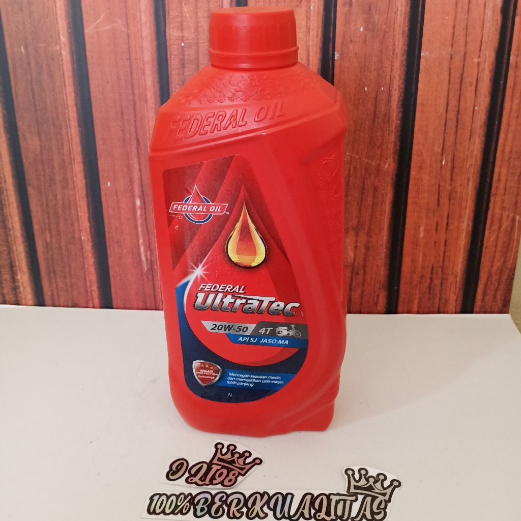 OLI OIL FEDERAL ULTRATEC 1LITER PELUMAS OLI MESIN MOTOR