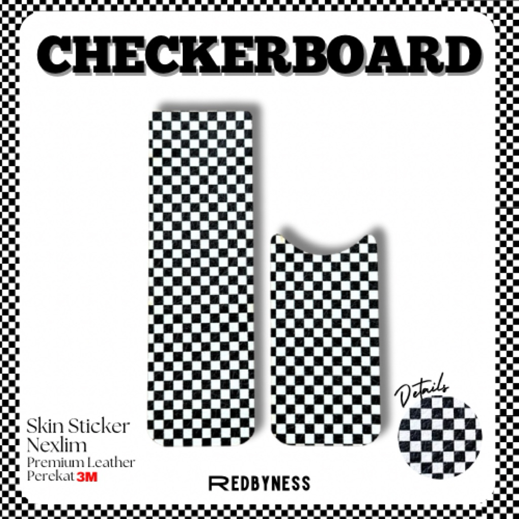 

redbyness|Sticker Skin Checkerboard Nexlim