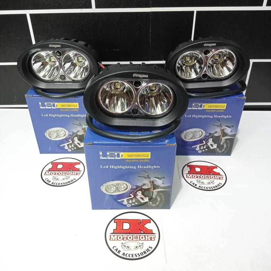 OWEL Lampu Sorot LED Oval Motor Mobil Spotlight Offroad Harian Super Terang & Fokus