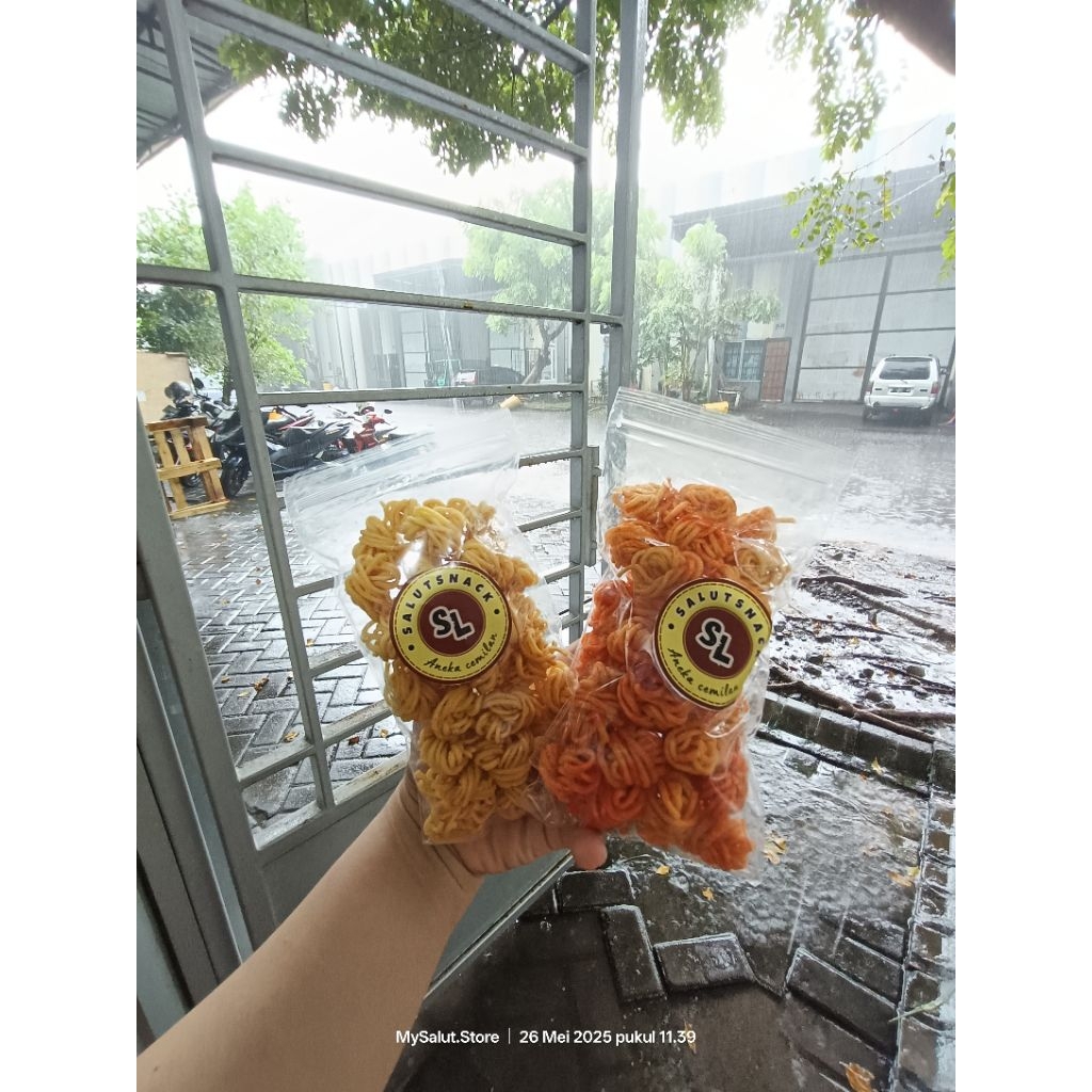 

Mie Bulat Mie Gulung Viral Kemasan Kecil Gurih Renyah tidak Alot.