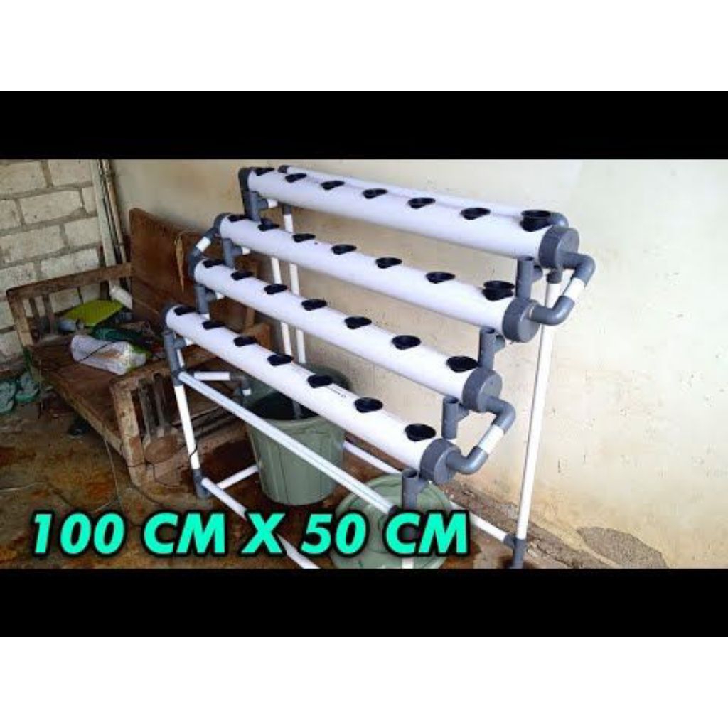 instalasi hidroponik mini satu set