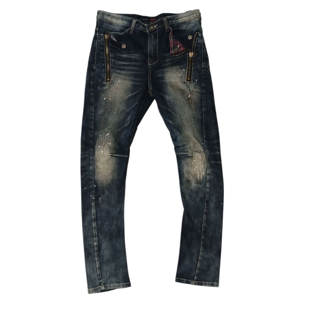 celana jeans painted ildf second