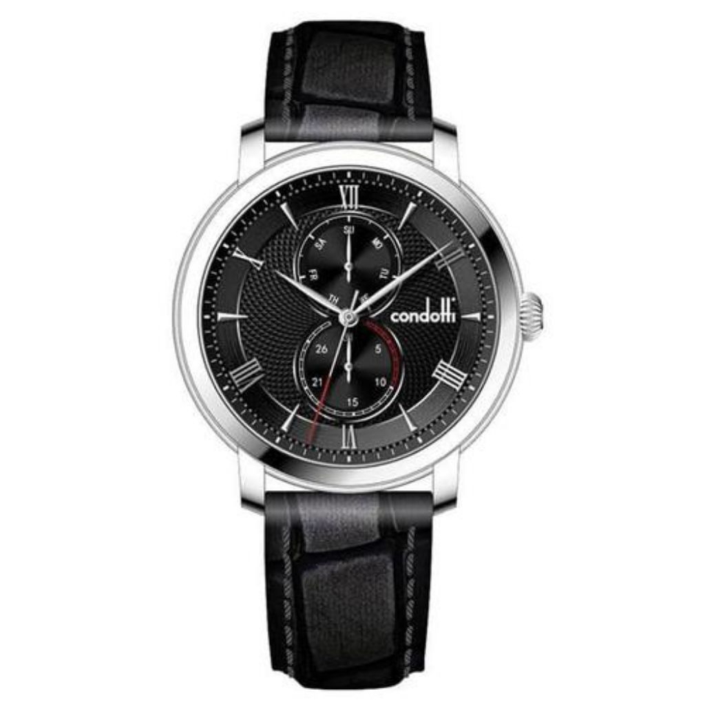Condotti CN1091-S03-L03 SOLLECITO - Jam Tangan Pria - Black