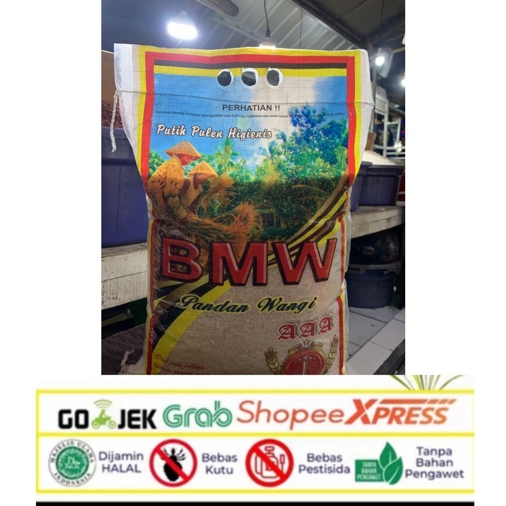 

BERAS PANDAN WANGI SUPER CAP BMW A3 20KG 10KG 5KG