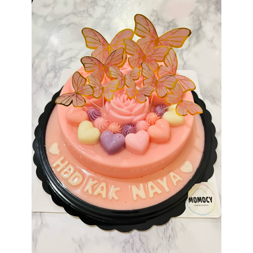 

PUDING TART KUPU KUPU PUDING BUTTERFLY