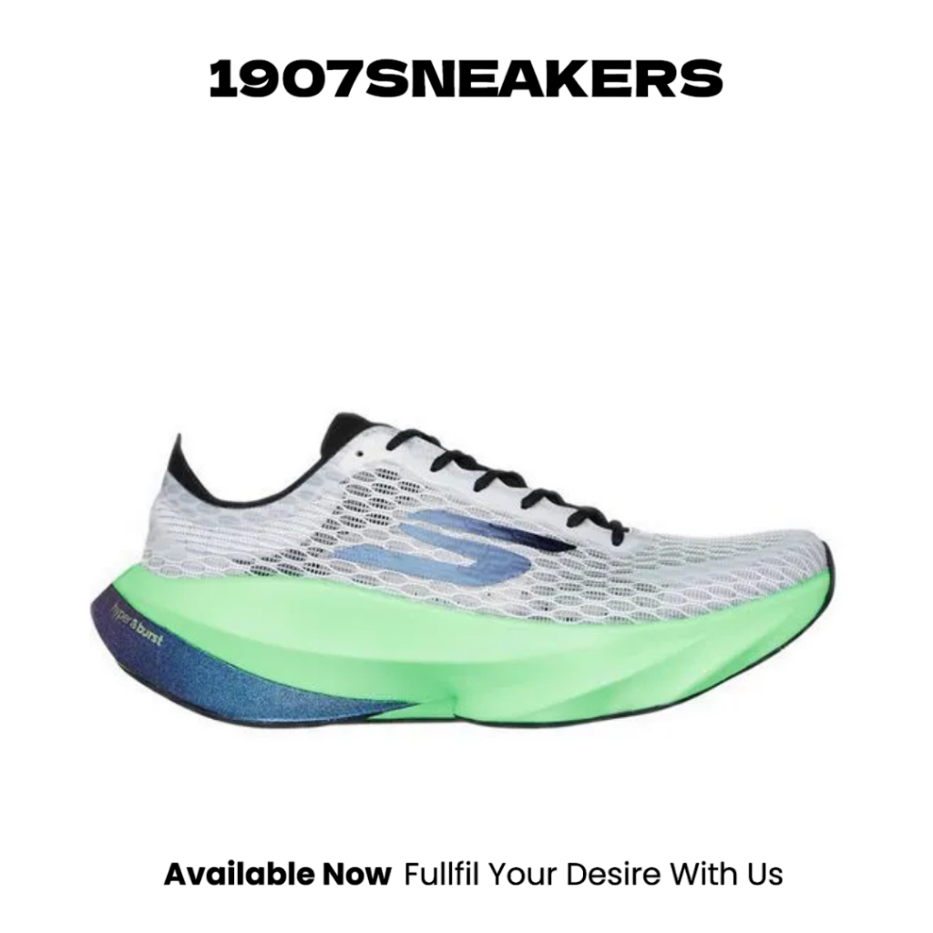 Sepatu Lari Pria Skechers Go Run Razor Tempo - White SKE246091WBL